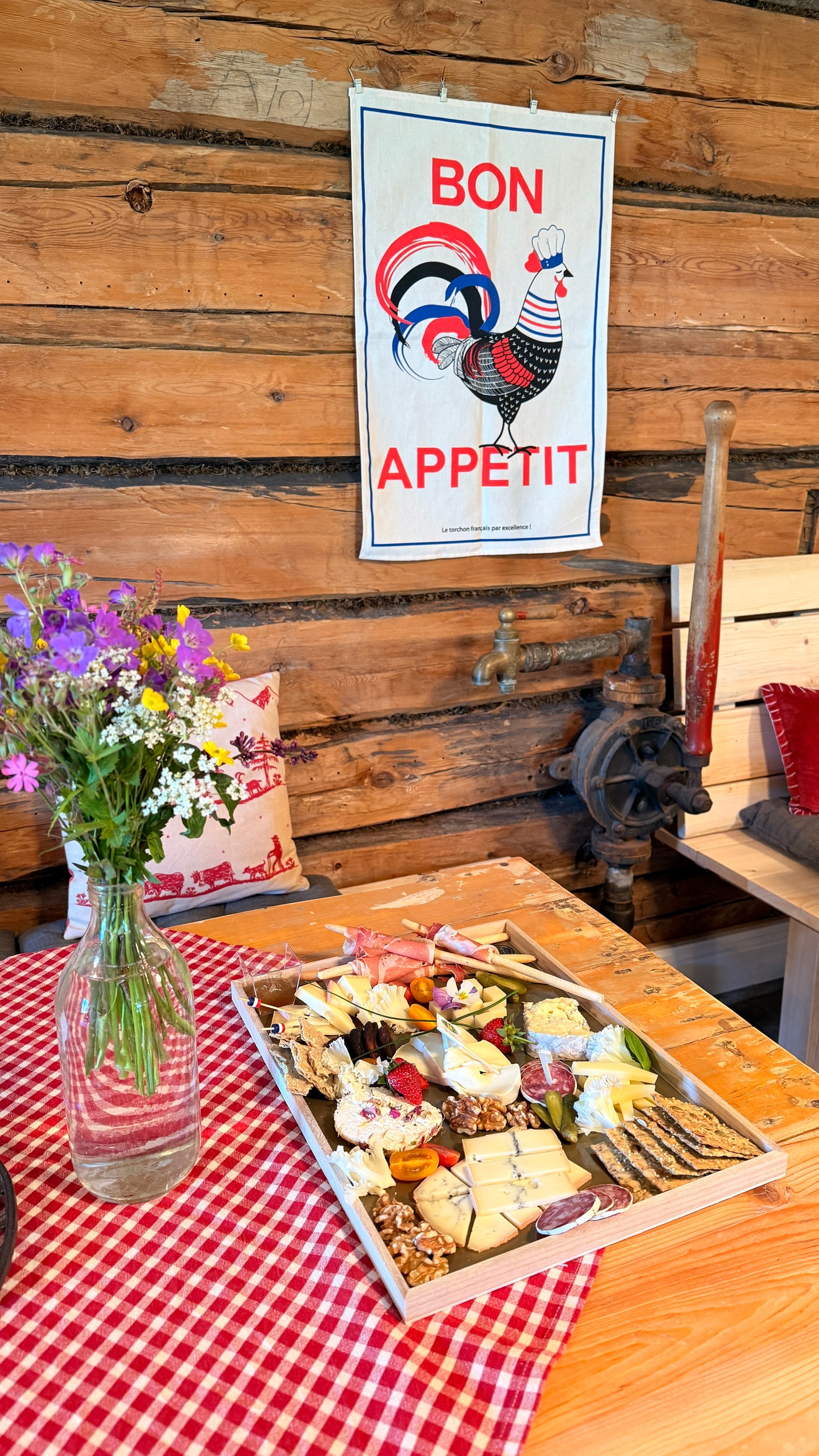 Maison Raclette-bricka (4–5 pers.) – att ta med