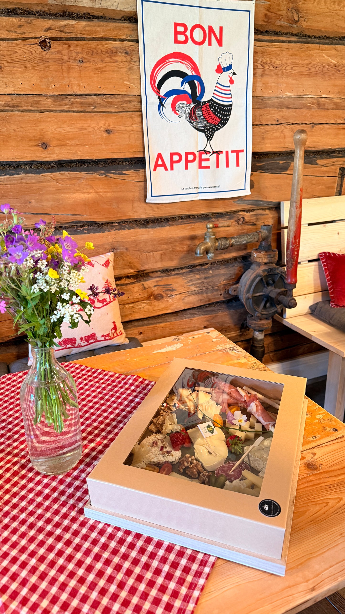 Maison Raclette-bricka (4–5 pers.) – att ta med
