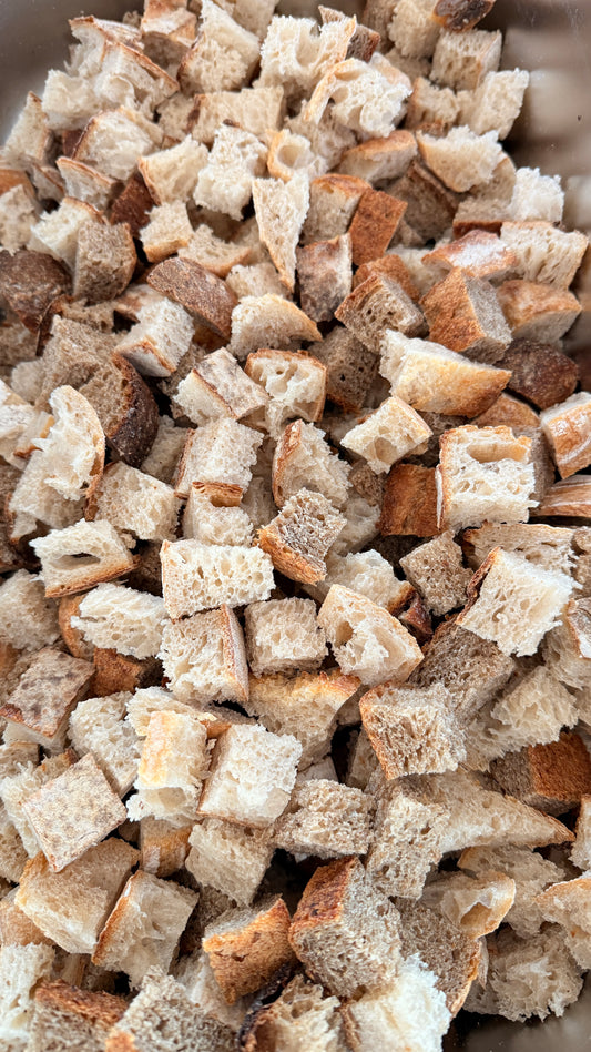 Bröd "croûtons" för savojardisk fondue (250 g - 2 personer)