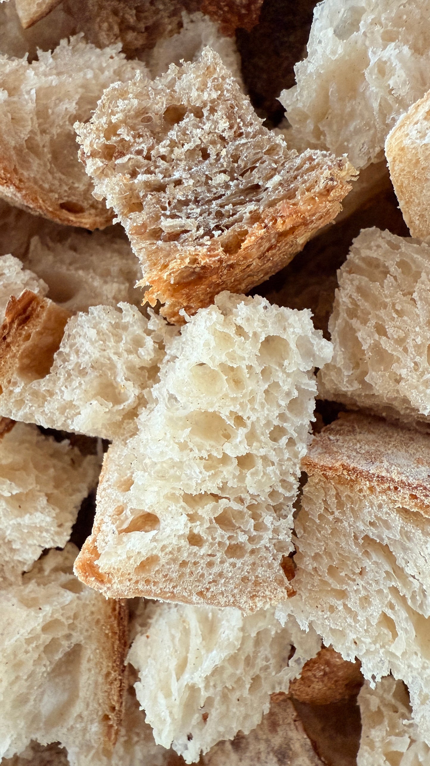 Bröd "croûtons" för savojardisk fondue (250 g - 2 personer)