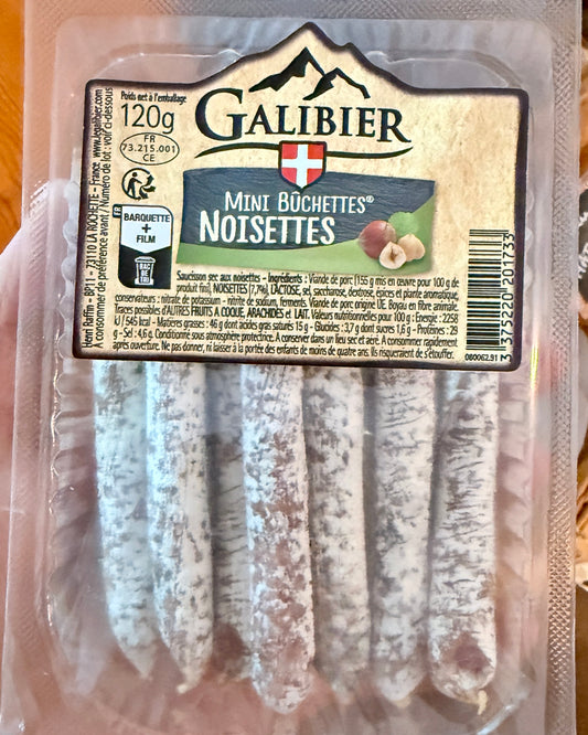 Mini-bûchettes med hasselnöt Le Galibier