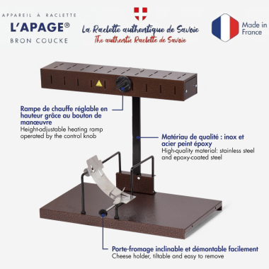 Racletteapparat halvost Alpage Louis Tellier